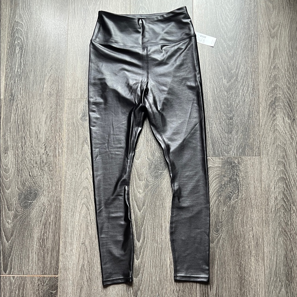 Maurices Black Faux Leather Leggings